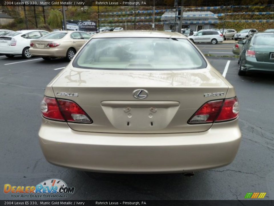 2004 Lexus ES 330 Mystic Gold Metallic / Ivory Photo #4