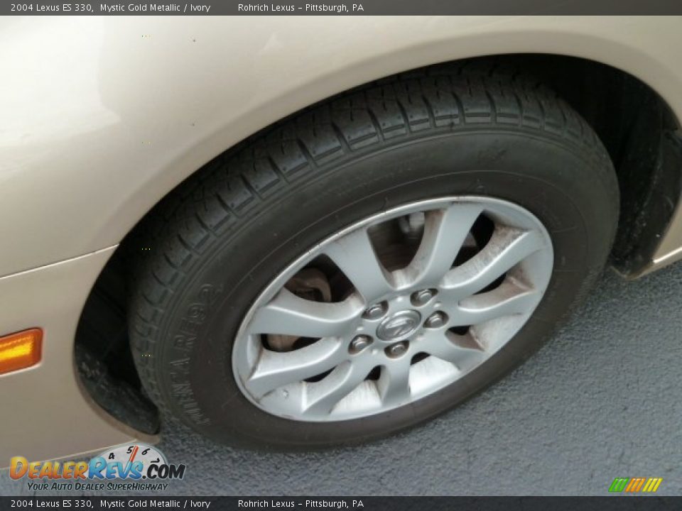 2004 Lexus ES 330 Mystic Gold Metallic / Ivory Photo #9