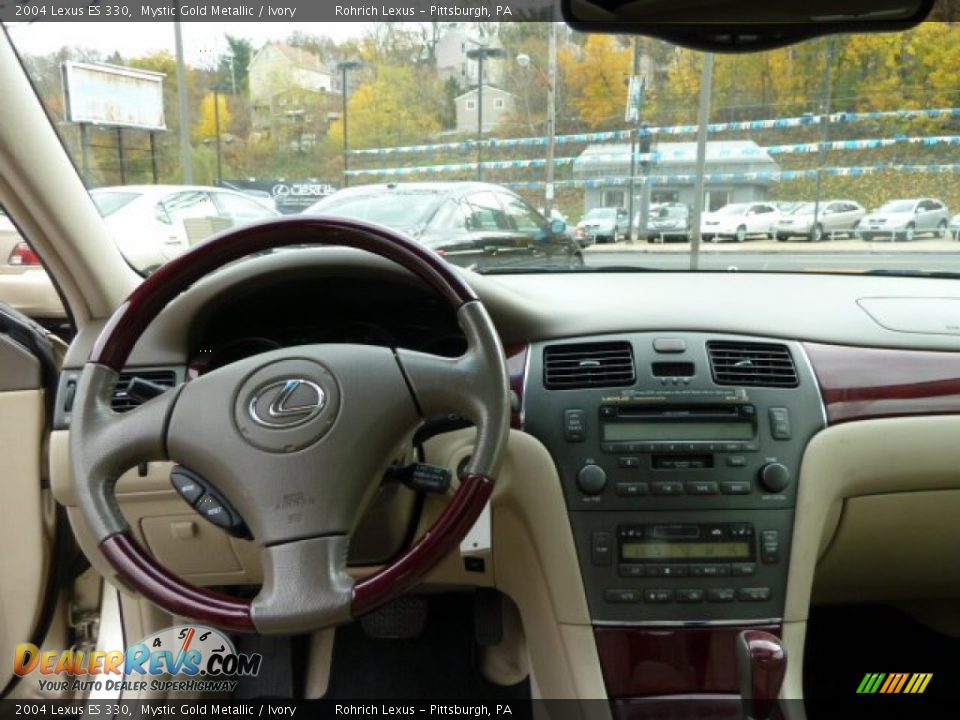 2004 Lexus ES 330 Mystic Gold Metallic / Ivory Photo #12