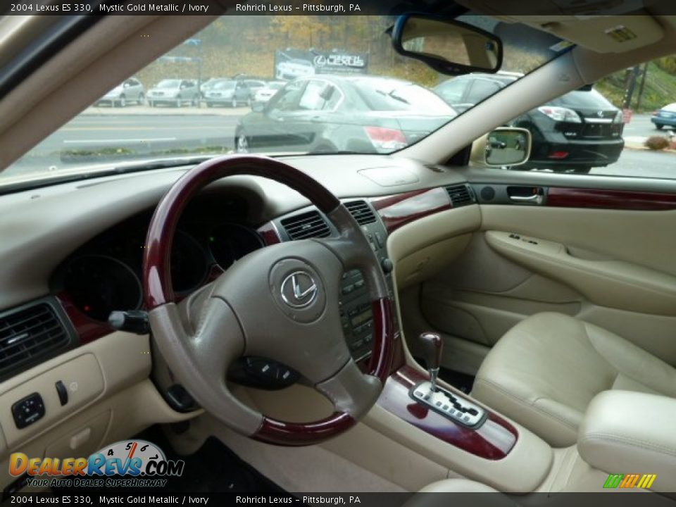 2004 Lexus ES 330 Mystic Gold Metallic / Ivory Photo #15