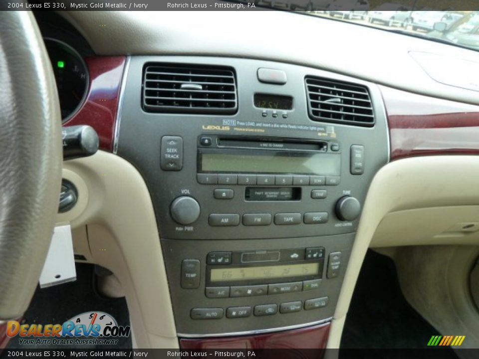 2004 Lexus ES 330 Mystic Gold Metallic / Ivory Photo #18