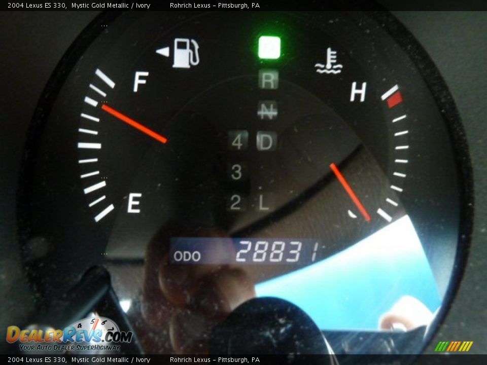 2004 Lexus ES 330 Mystic Gold Metallic / Ivory Photo #19