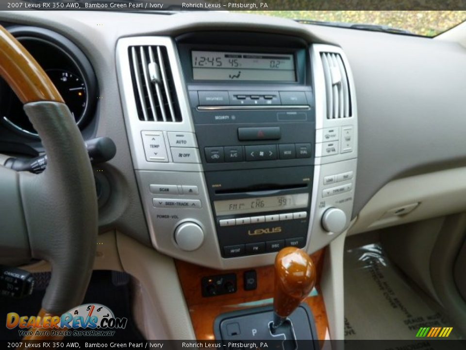 2007 Lexus RX 350 AWD Bamboo Green Pearl / Ivory Photo #18