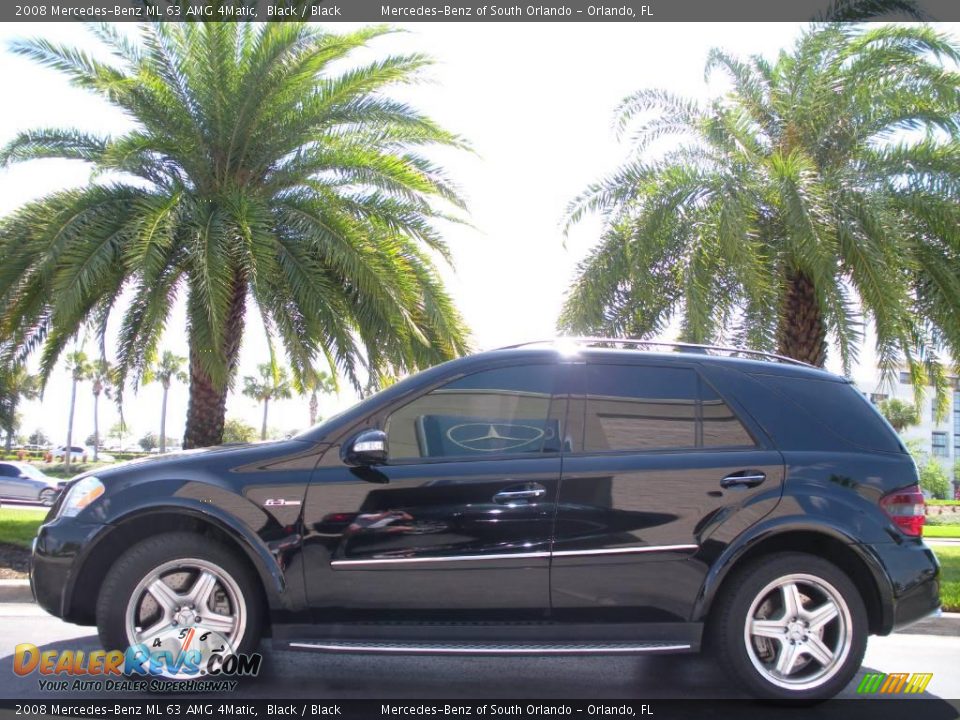 2008 Mercedes-Benz ML 63 AMG 4Matic Black / Black Photo #1