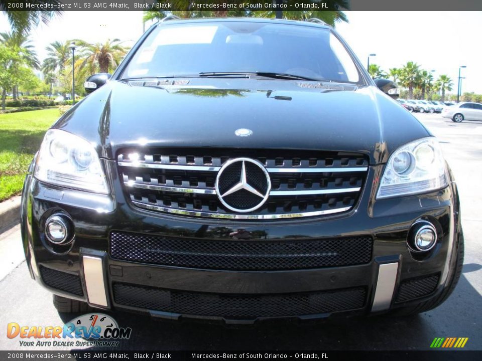 2008 Mercedes-Benz ML 63 AMG 4Matic Black / Black Photo #3