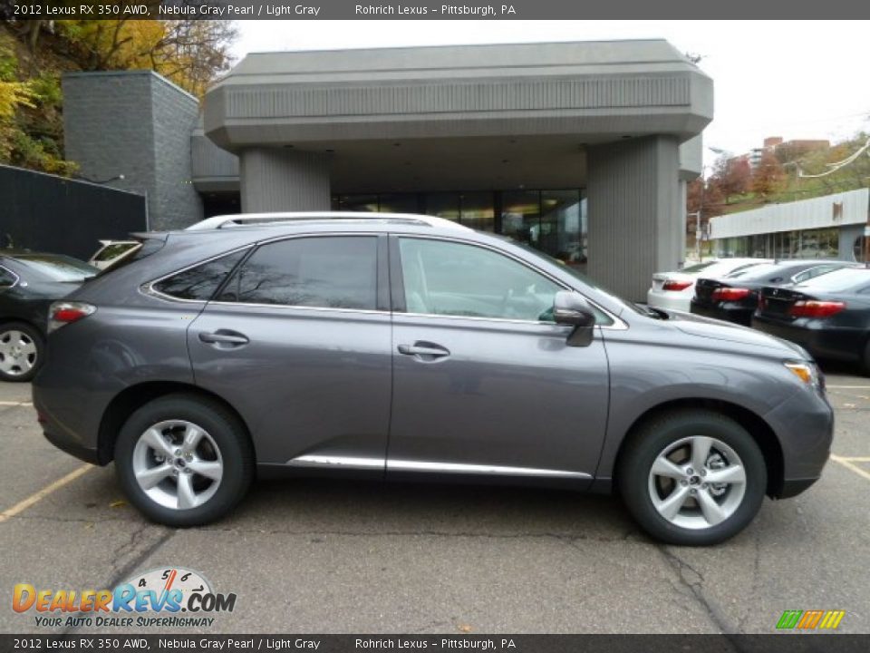 2012 Lexus RX 350 AWD Nebula Gray Pearl / Light Gray Photo #5