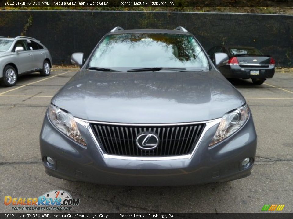 2012 Lexus RX 350 AWD Nebula Gray Pearl / Light Gray Photo #7