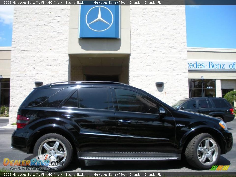 2008 Mercedes-Benz ML 63 AMG 4Matic Black / Black Photo #5