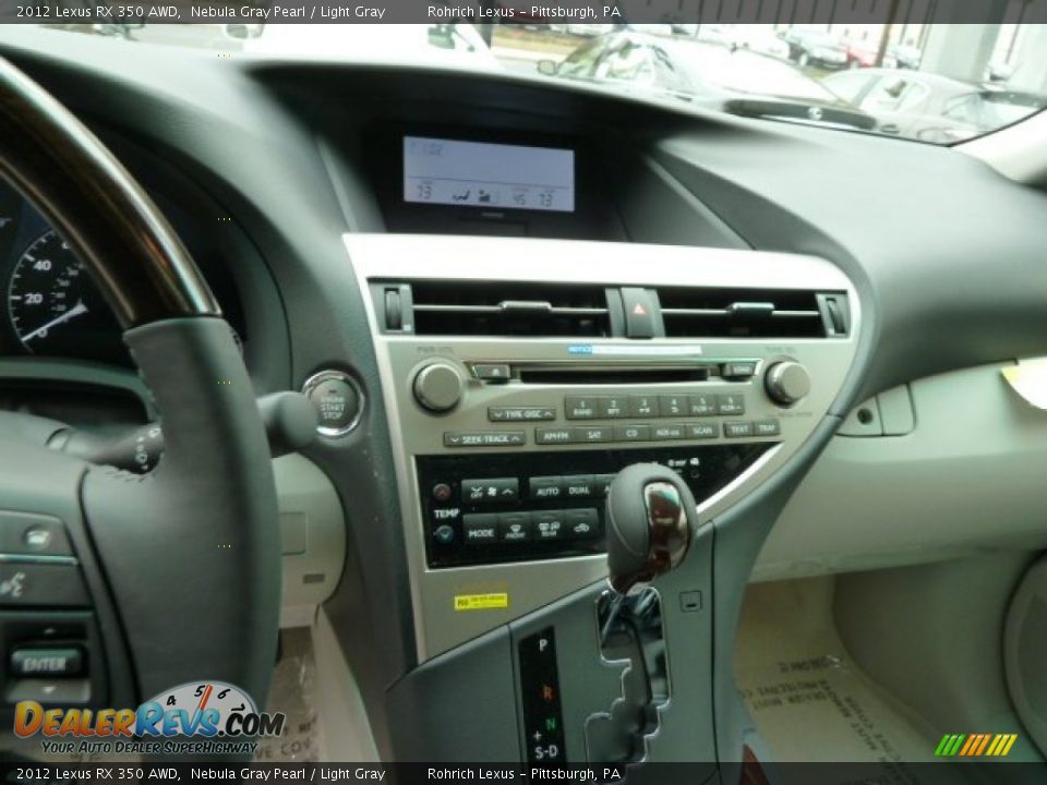 2012 Lexus RX 350 AWD Nebula Gray Pearl / Light Gray Photo #18