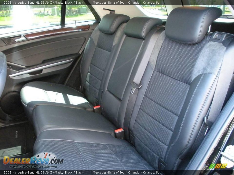 2008 Mercedes-Benz ML 63 AMG 4Matic Black / Black Photo #15