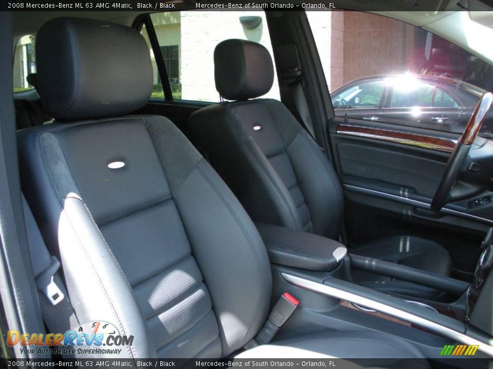 2008 Mercedes-Benz ML 63 AMG 4Matic Black / Black Photo #17