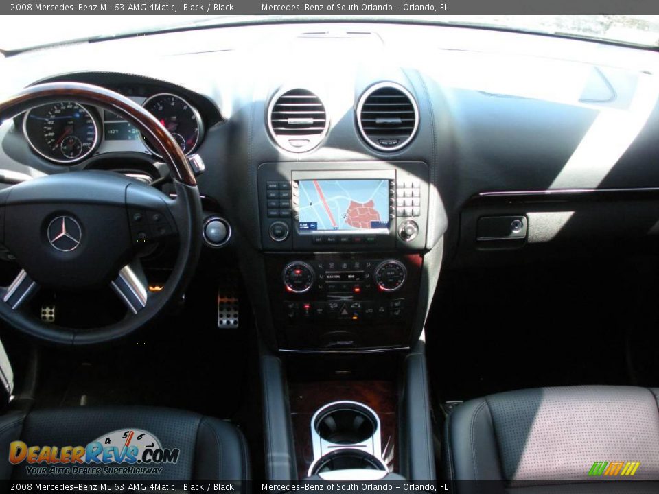 2008 Mercedes-Benz ML 63 AMG 4Matic Black / Black Photo #18