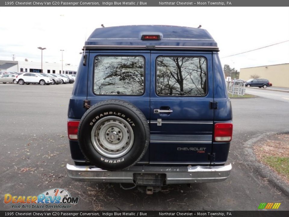 1995 Chevrolet Chevy Van G20 Passenger Conversion Indigo Blue Metallic / Blue Photo #6