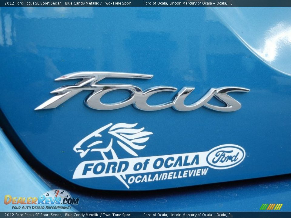 2012 Ford Focus SE Sport Sedan Blue Candy Metallic / Two-Tone Sport Photo #4