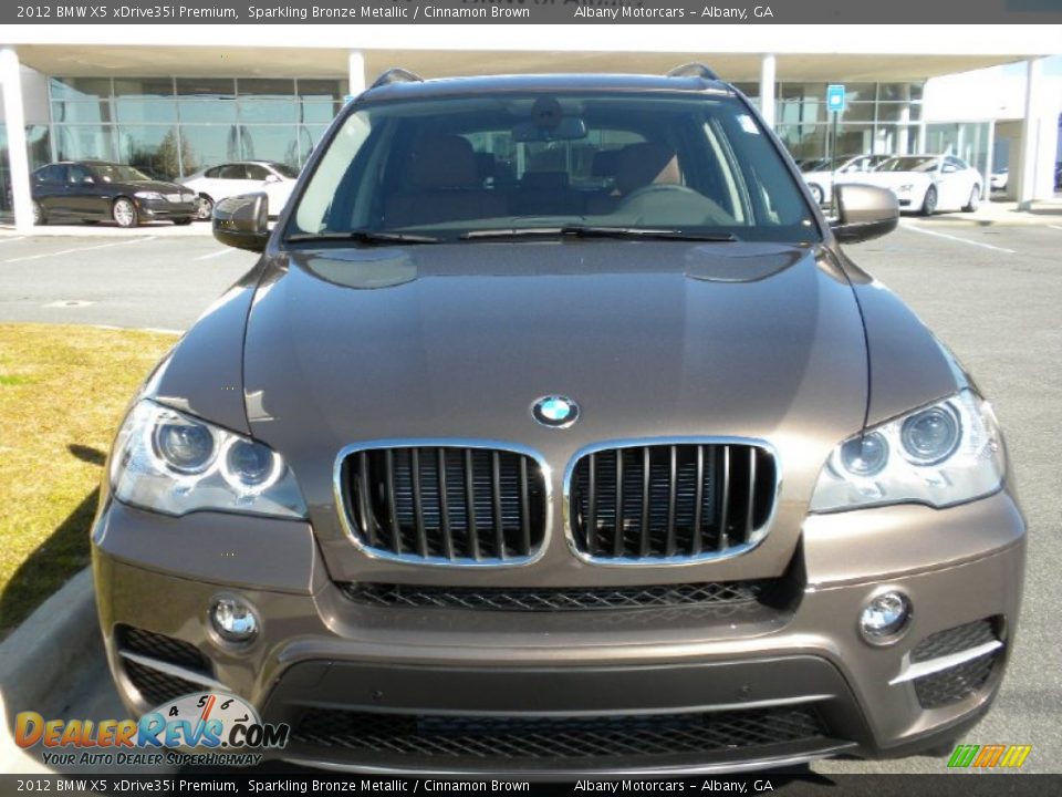 2012 BMW X5 xDrive35i Premium Sparkling Bronze Metallic / Cinnamon Brown Photo #2