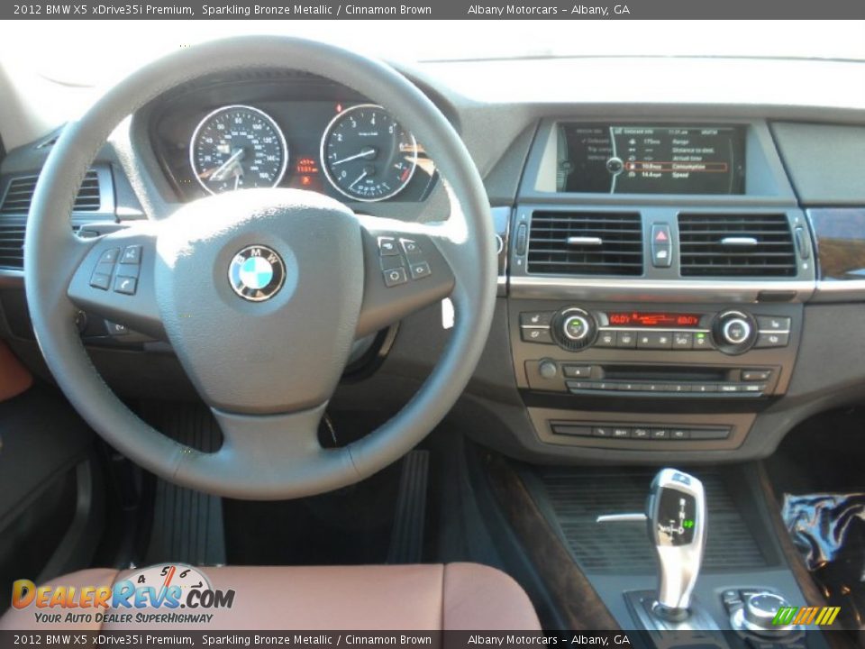 2012 BMW X5 xDrive35i Premium Sparkling Bronze Metallic / Cinnamon Brown Photo #4