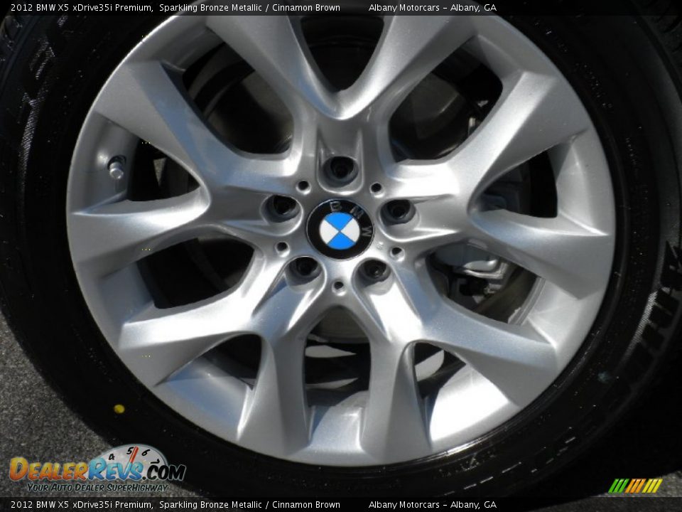 2012 BMW X5 xDrive35i Premium Sparkling Bronze Metallic / Cinnamon Brown Photo #5