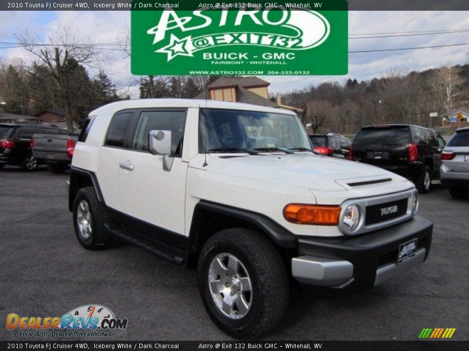 2010 Toyota FJ Cruiser 4WD Iceberg White / Dark Charcoal Photo #1