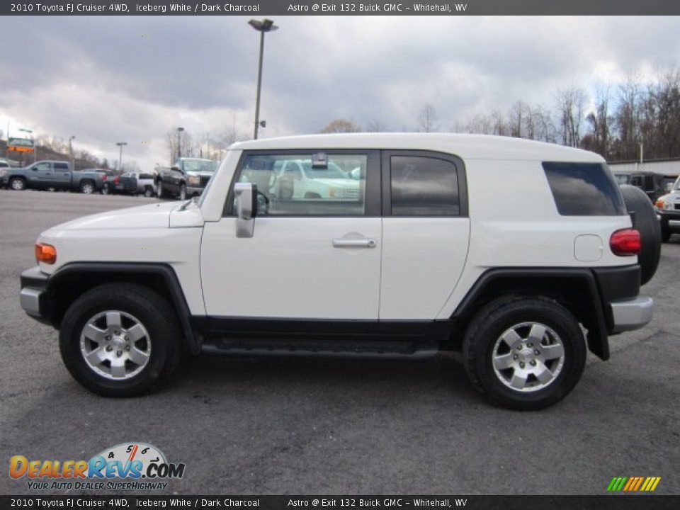 2010 Toyota FJ Cruiser 4WD Iceberg White / Dark Charcoal Photo #4