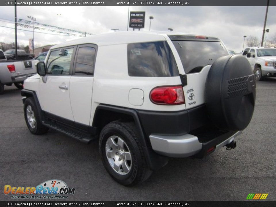 2010 Toyota FJ Cruiser 4WD Iceberg White / Dark Charcoal Photo #5