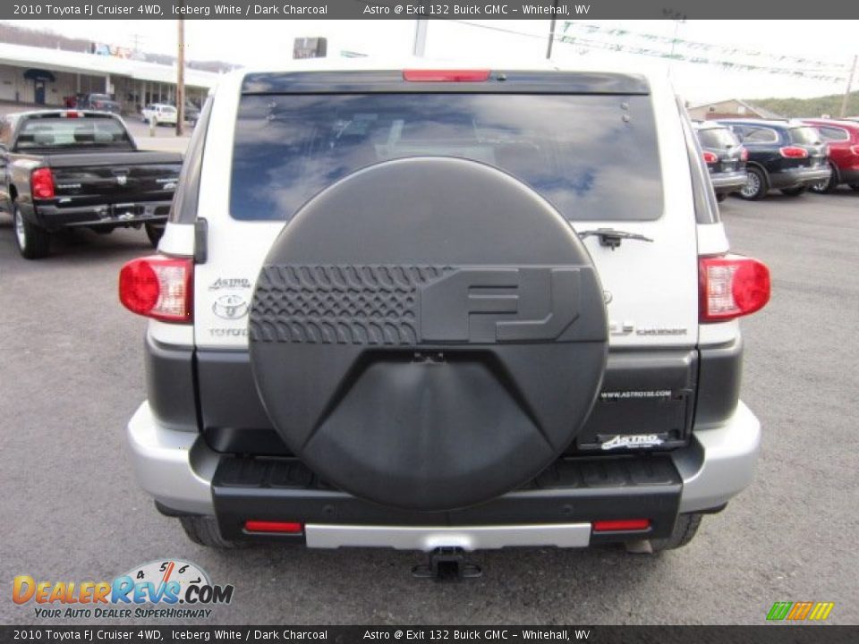 2010 Toyota FJ Cruiser 4WD Iceberg White / Dark Charcoal Photo #6