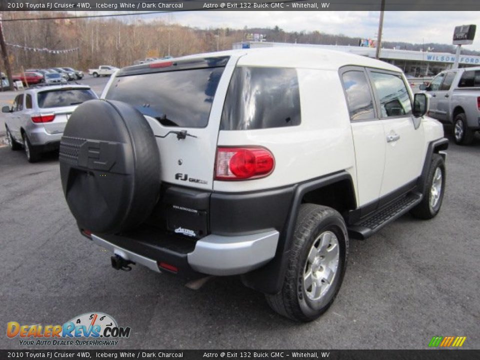 2010 Toyota FJ Cruiser 4WD Iceberg White / Dark Charcoal Photo #7