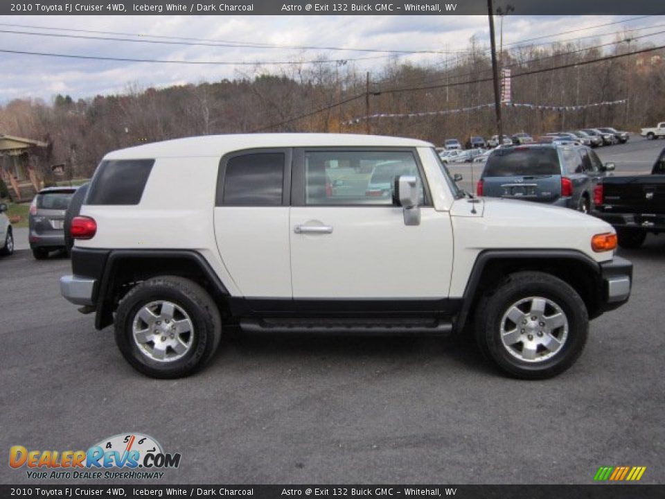 2010 Toyota FJ Cruiser 4WD Iceberg White / Dark Charcoal Photo #8