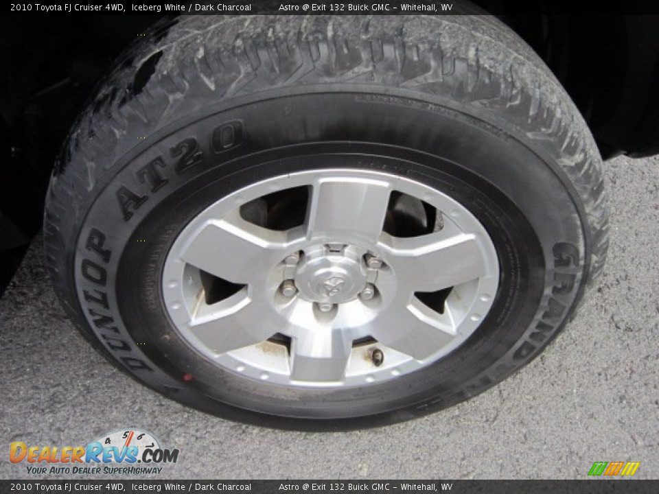 2010 Toyota FJ Cruiser 4WD Iceberg White / Dark Charcoal Photo #9