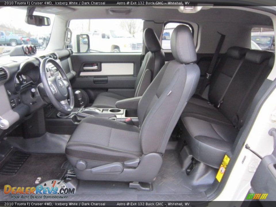 2010 Toyota FJ Cruiser 4WD Iceberg White / Dark Charcoal Photo #14