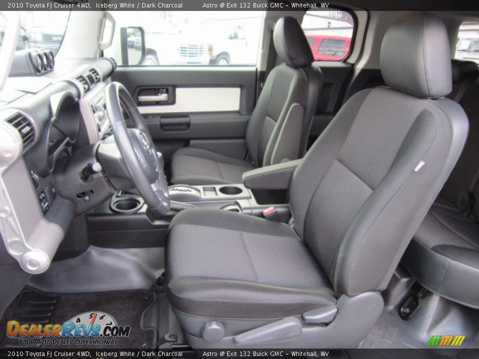 2010 Toyota FJ Cruiser 4WD Iceberg White / Dark Charcoal Photo #15