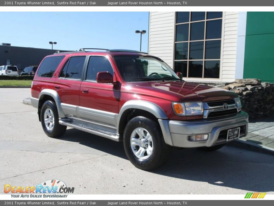 2001 Toyota 4Runner Limited Sunfire Red Pearl / Oak Photo #2