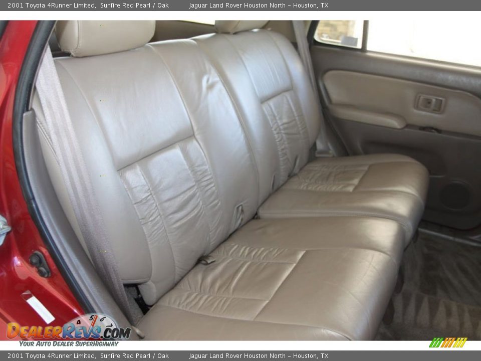 2001 Toyota 4Runner Limited Sunfire Red Pearl / Oak Photo #6