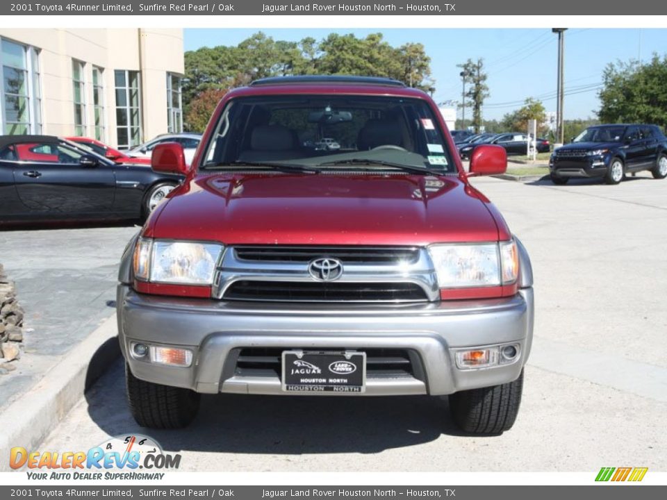 2001 Toyota 4Runner Limited Sunfire Red Pearl / Oak Photo #11