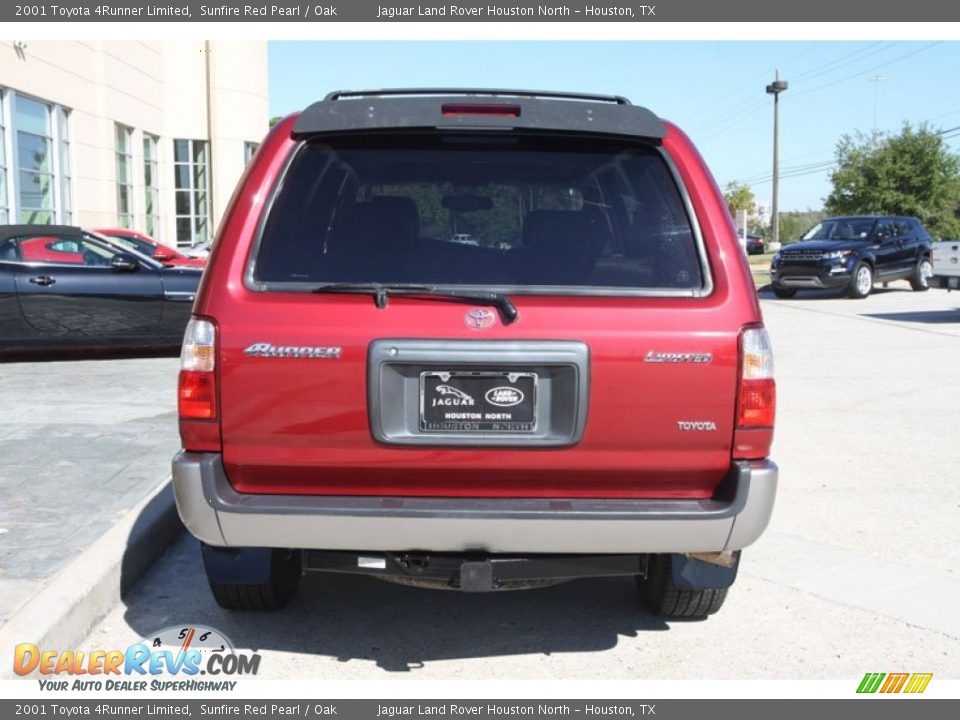 2001 Toyota 4Runner Limited Sunfire Red Pearl / Oak Photo #13