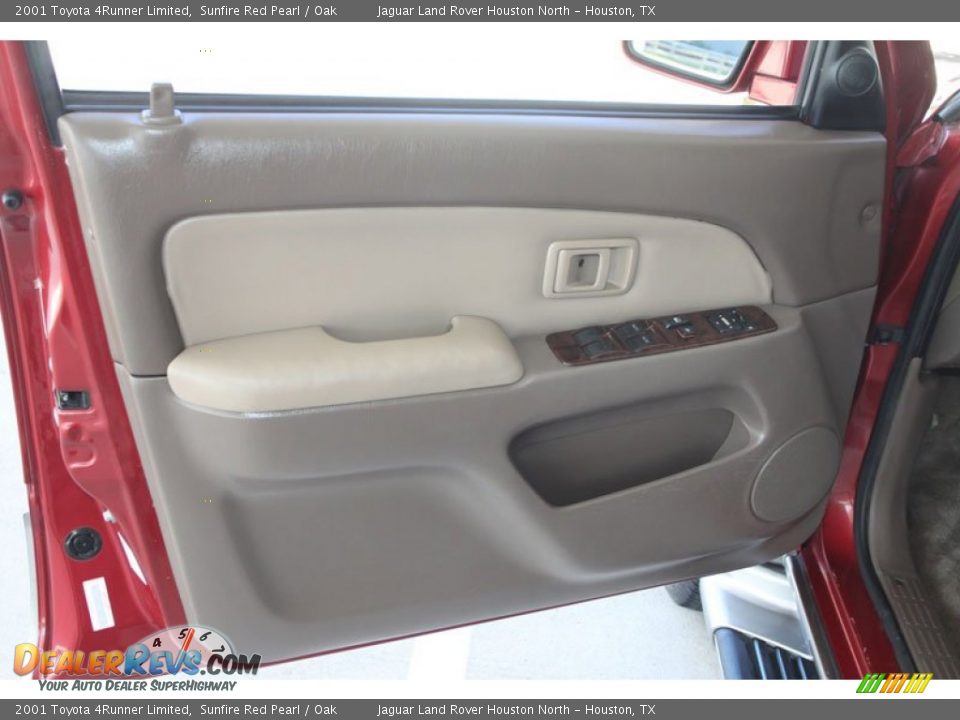 2001 Toyota 4Runner Limited Sunfire Red Pearl / Oak Photo #14