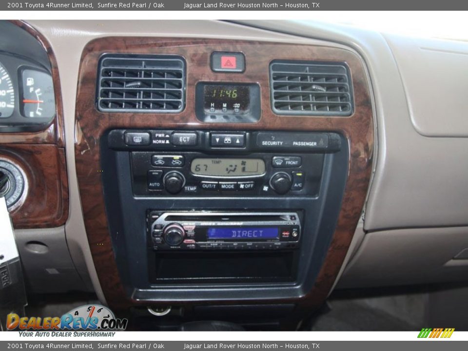 2001 Toyota 4Runner Limited Sunfire Red Pearl / Oak Photo #20