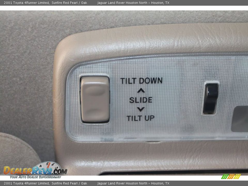 2001 Toyota 4Runner Limited Sunfire Red Pearl / Oak Photo #23