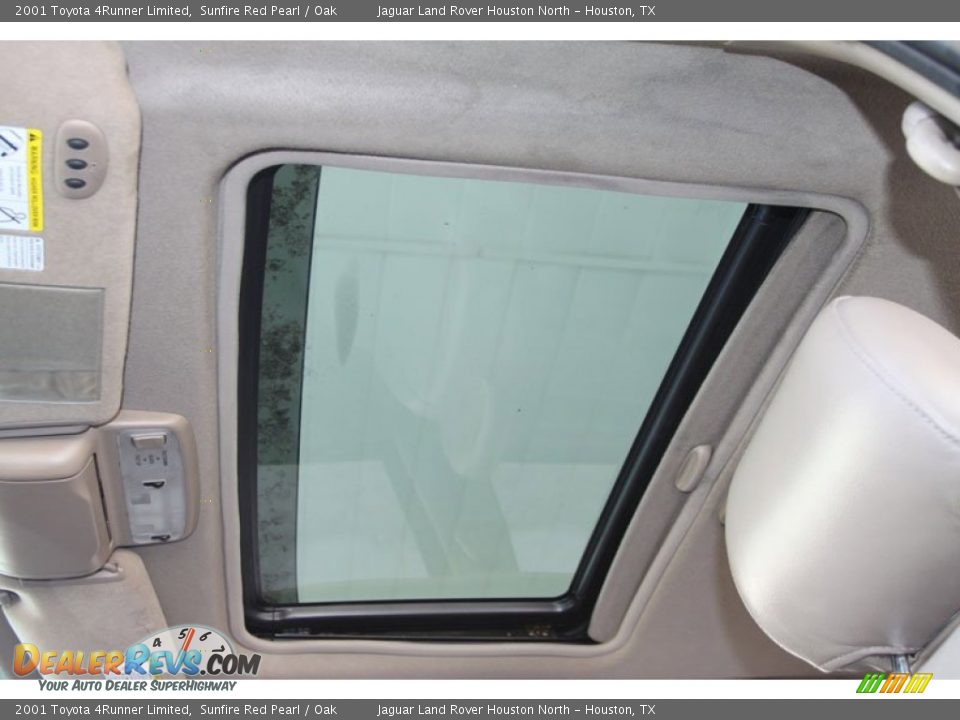 2001 Toyota 4Runner Limited Sunfire Red Pearl / Oak Photo #25