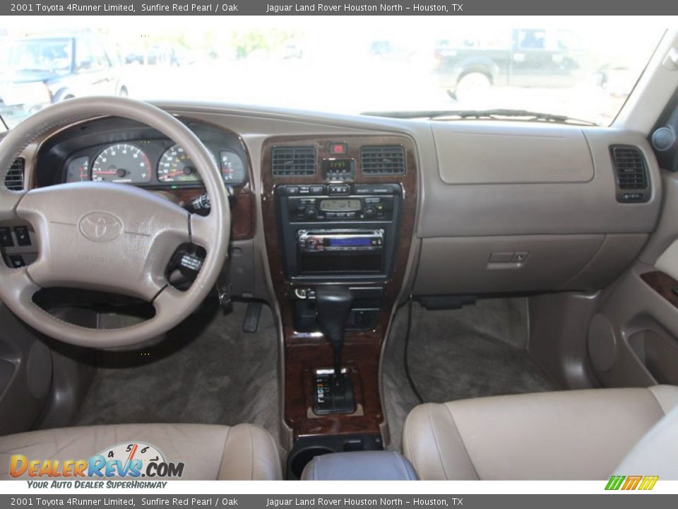2001 Toyota 4Runner Limited Sunfire Red Pearl / Oak Photo #26