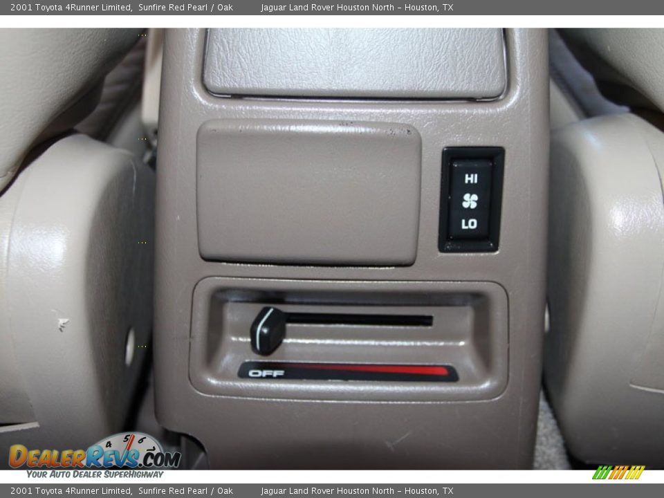 2001 Toyota 4Runner Limited Sunfire Red Pearl / Oak Photo #28