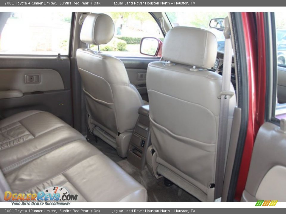 2001 Toyota 4Runner Limited Sunfire Red Pearl / Oak Photo #33