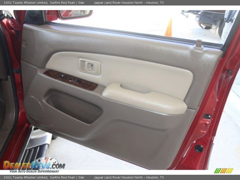 2001 Toyota 4Runner Limited Sunfire Red Pearl / Oak Photo #34