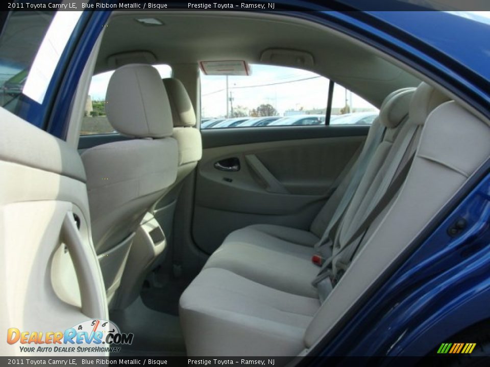2011 Toyota Camry LE Blue Ribbon Metallic / Bisque Photo #13