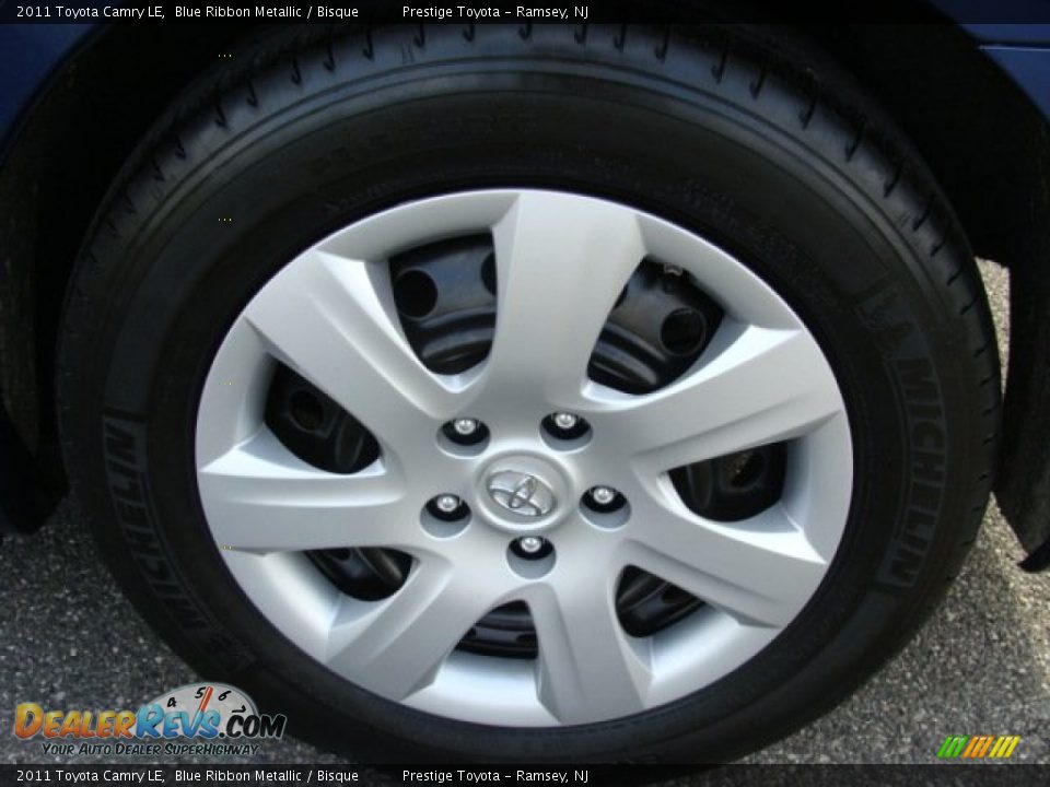 2011 Toyota Camry LE Blue Ribbon Metallic / Bisque Photo #14