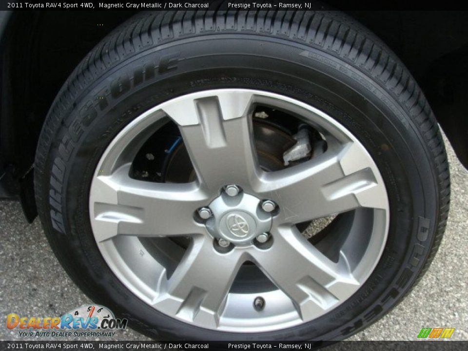 2011 Toyota RAV4 Sport 4WD Magnetic Gray Metallic / Dark Charcoal Photo #14