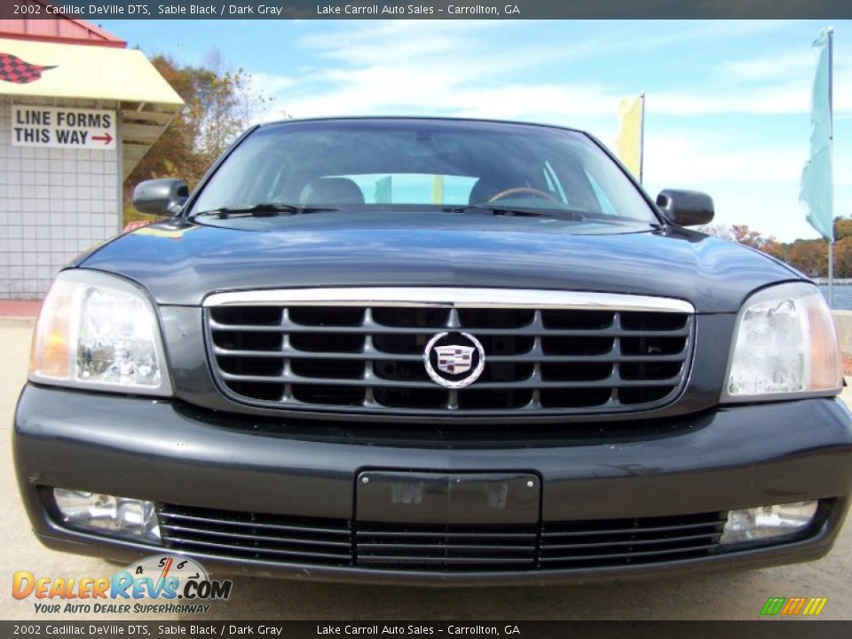 2002 Cadillac DeVille DTS Sable Black / Dark Gray Photo #3