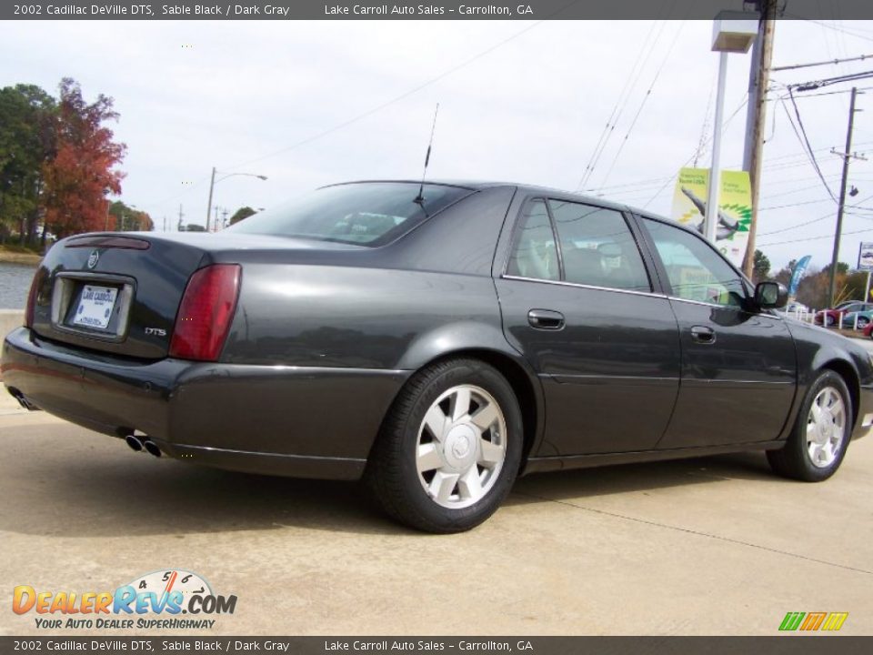 2002 Cadillac DeVille DTS Sable Black / Dark Gray Photo #5