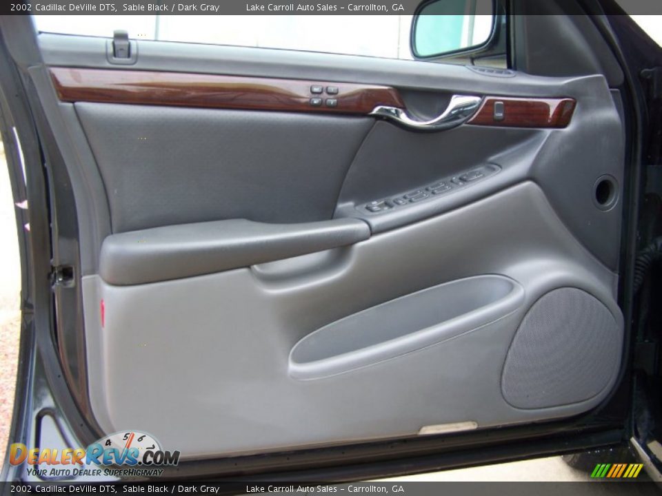 2002 Cadillac DeVille DTS Sable Black / Dark Gray Photo #11