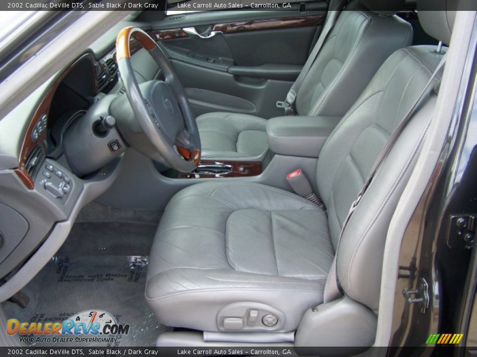 2002 Cadillac DeVille DTS Sable Black / Dark Gray Photo #19