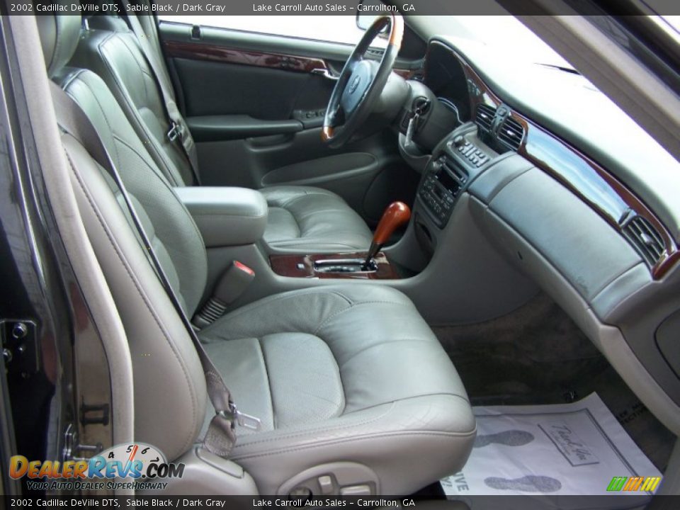 2002 Cadillac DeVille DTS Sable Black / Dark Gray Photo #20